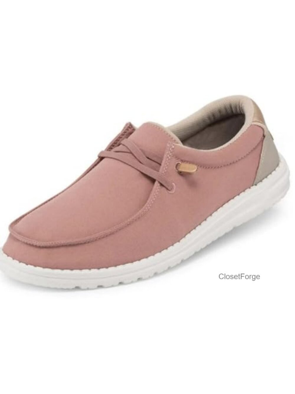 HEYDUDE Wendy Suede Loafer Slip-On Shoes Flex & Fold Memory Foam